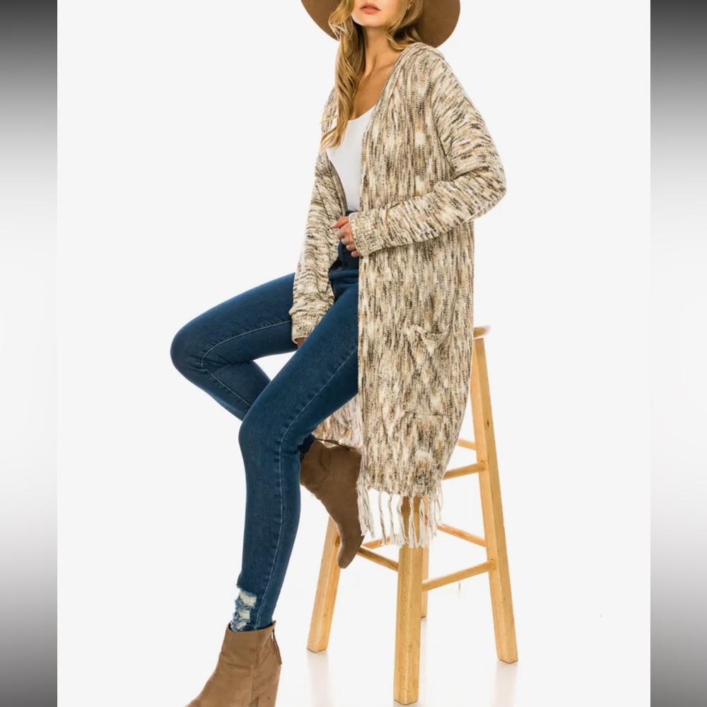 ShopEvelynne Multicolor Knit Cardigan